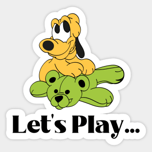 Let's Play Sticker